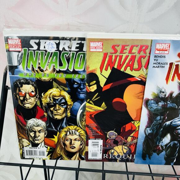 Secret Invasion 1-3 Who Do You Trust 2nd Print, 3-8 & Requiem Lot Skrulls - Picture 2 of 7